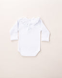 BODY CASINHA DE ABELHA BRANCO COM PUNHO